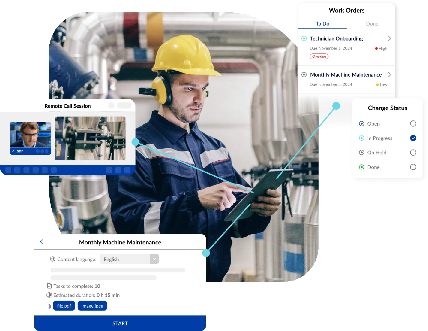 VSight AR remote assistance and digital work instructions