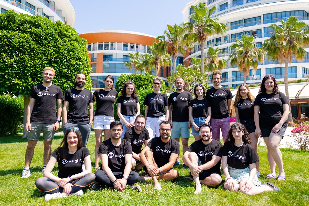 Das VSight-Team bei der gemeinsamen Arbeit