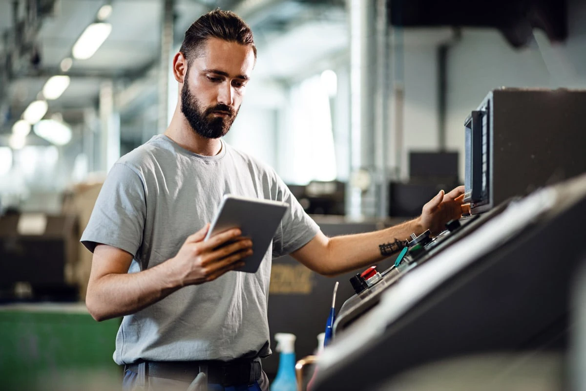 VSight Workflow im Offline-Modus auf einem Tablet