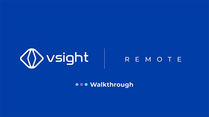 VSight Remote Walkthrough demo thumbnail