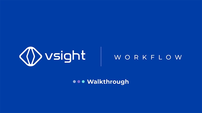 VSight Workflow Walkthrough demo thumbnail